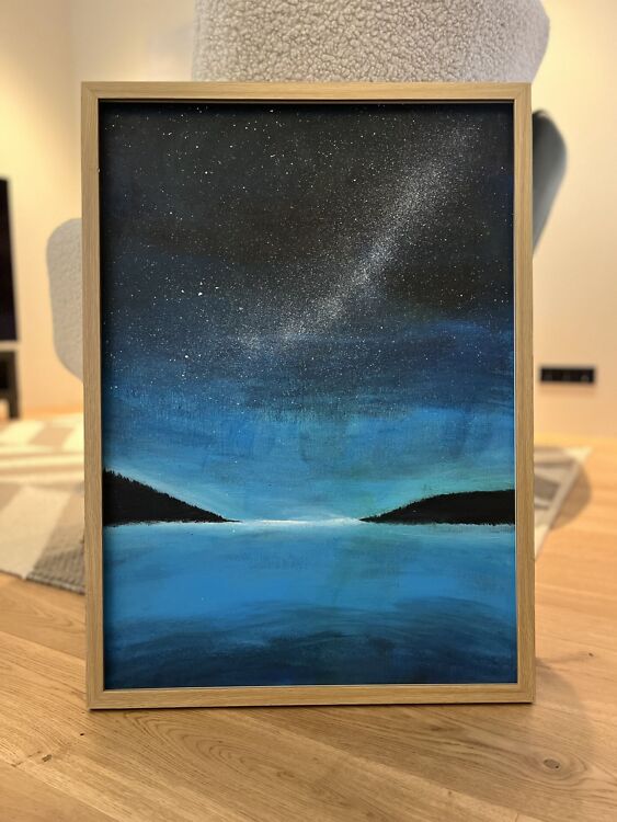 Akrüülmaal The Milky Way – 50×70 cm – 49 eur
