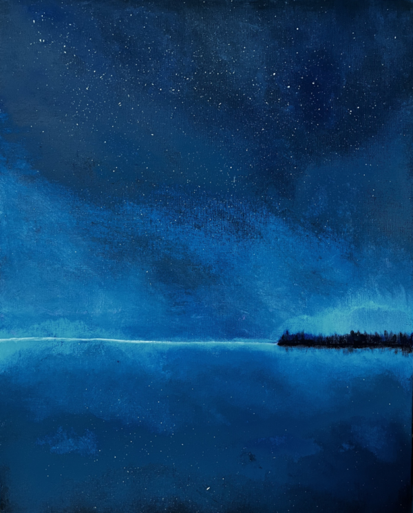 Akrüülmaal Tuhat Tähte – 40×50 cm